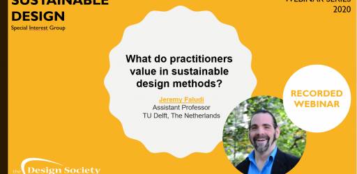 What do practitioners value in sustainable design methods?