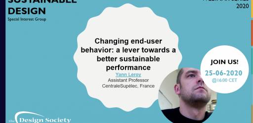 Changing end-user behaviour: a lever towards a better sustainable performance