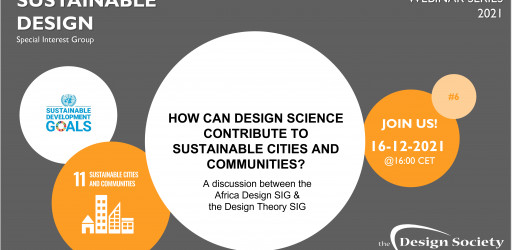 How can design science contribute to sustainable cities and communities?